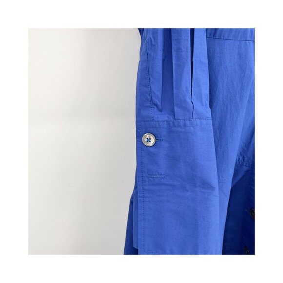 Co. Midi Length Blue Poplin Dress Size: XS - Picture 9 of 15